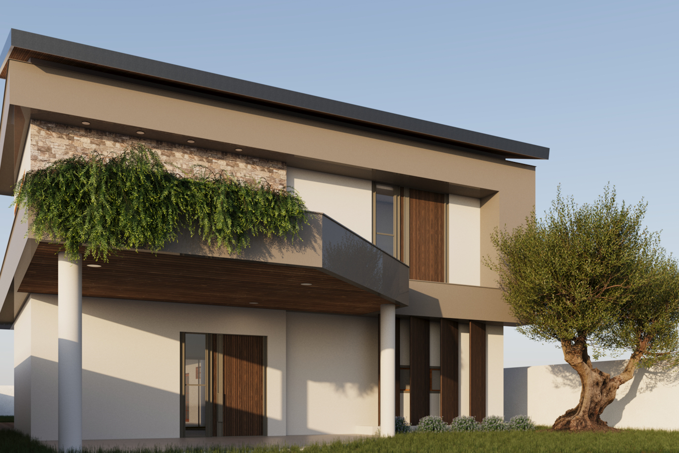 Conceito Arquitetônico — Estudo de Volumes